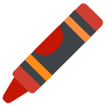 Red crayon image
